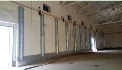 风道上墙（南墙）