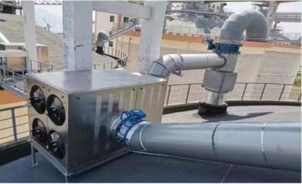 浅圆仓安装空调制冷机